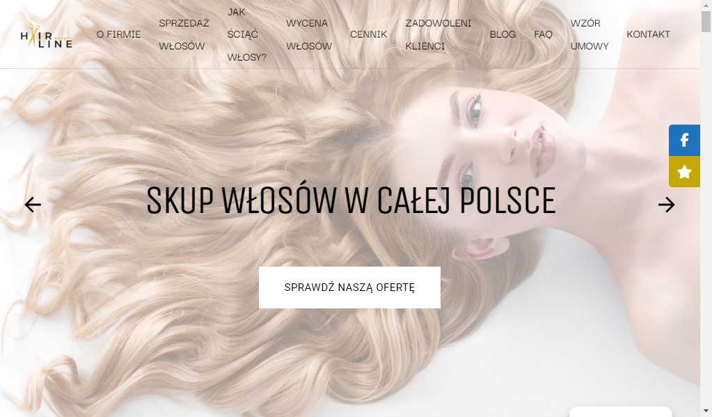 skup włosów dziecięcych